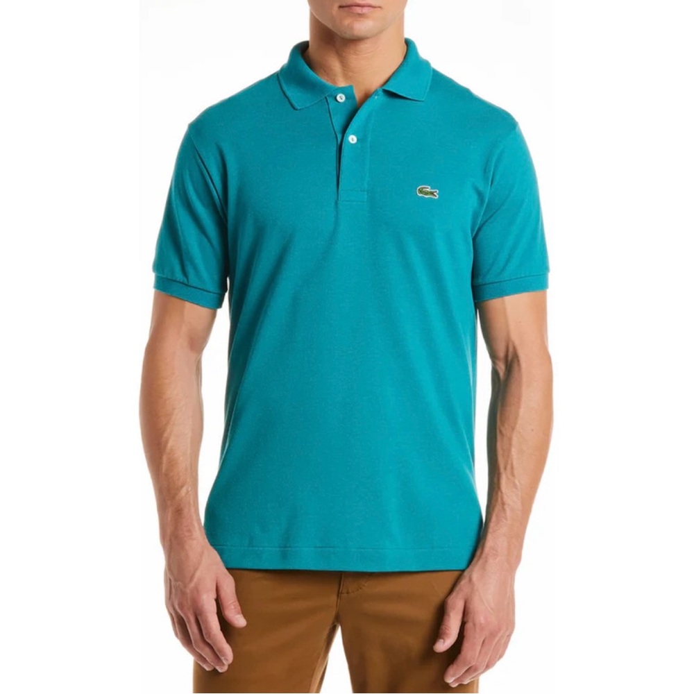 Lacoste Men’s Hilo Blue Classic Fit 100% Cotton Polo Shirt Size 3X